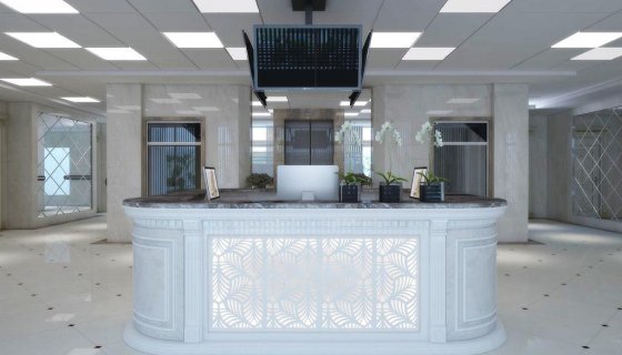 Prime Hospital Holl Dizaynı