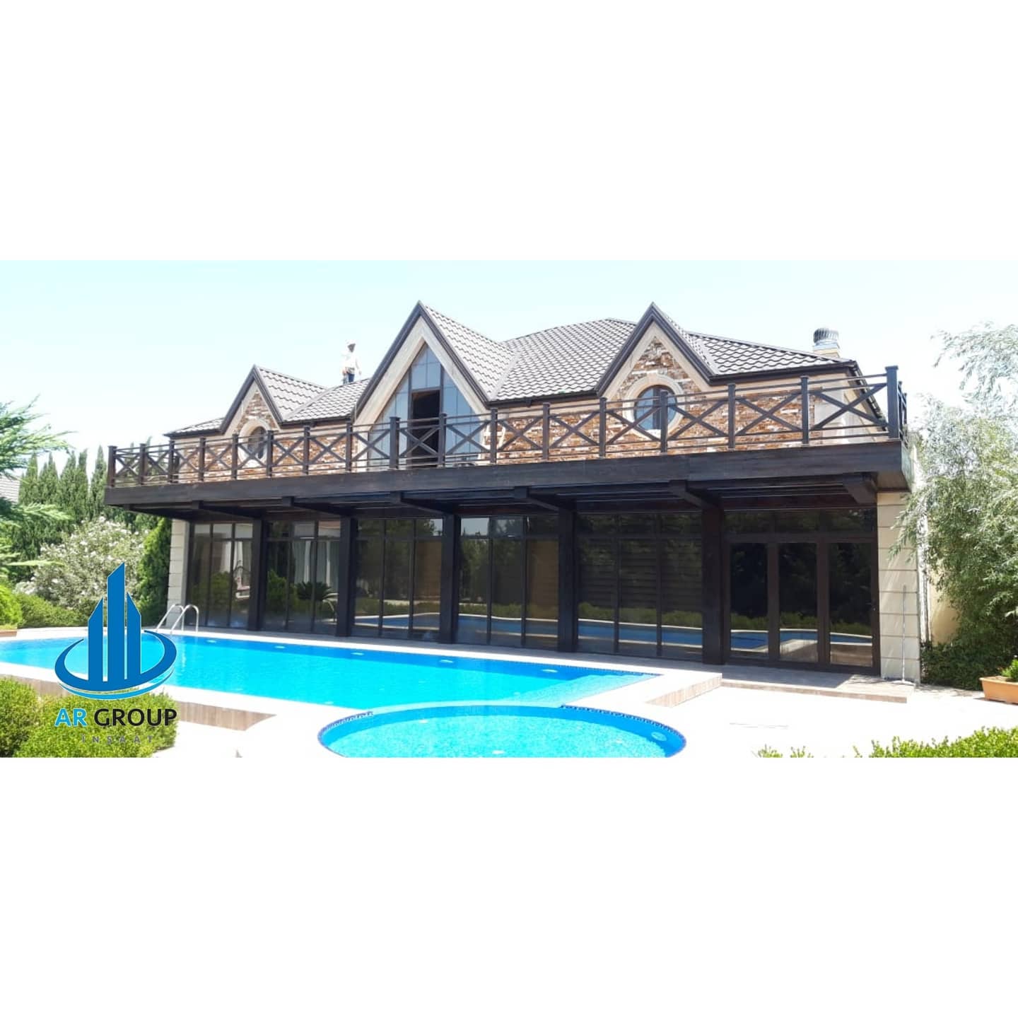 Novxanı qəsəbəsində inşası davam edən fərdi yaşayış evi