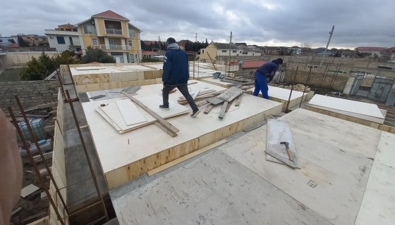 Novxani qəsəsbəsində davam eden fərdi yaşayış evi 1 mərtəbə